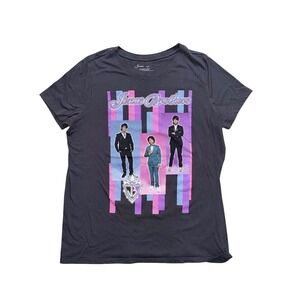 Jonas Brothers Graphic Tee Medium/Large Charcoal Grey Short Sleeve Band Shirt
